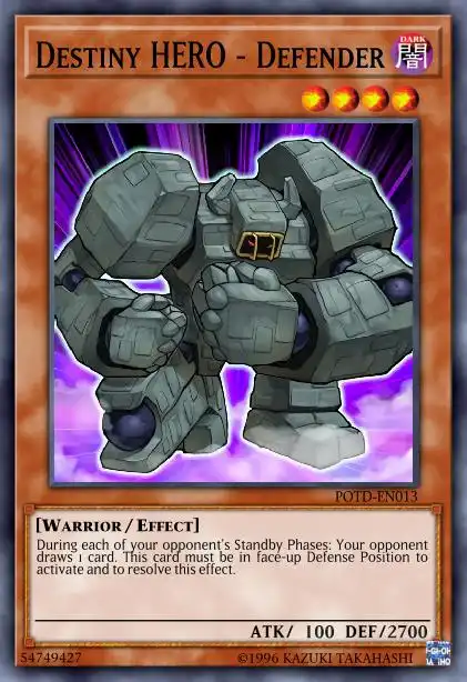 Edison Rulings for Destiny HERO - Defender